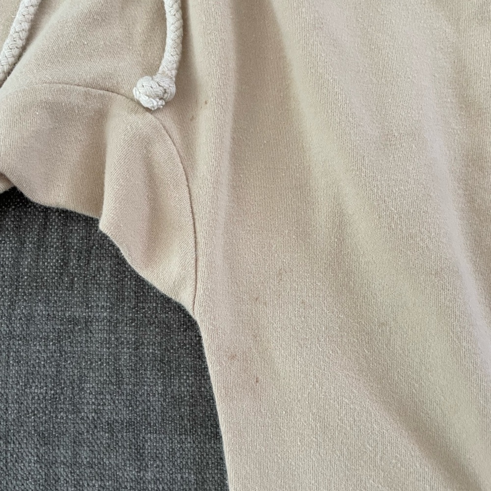6 to 12 month Baby Barn sweat set. Ivory/off white color, super comfy - Picture 4 of 4